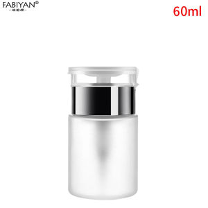 50/160/180/250ml Nail Art Dispenser Press Pump Cleanser Container Nail Art Polish UV Gel Remover Alcohol Reusable Empty Storage Bottle