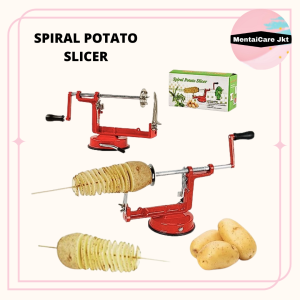 Spiral Potato Slicer Alat Pemotong Kentang Spiral Pengiris Kentang Spiral Mesin Kentang Spiral