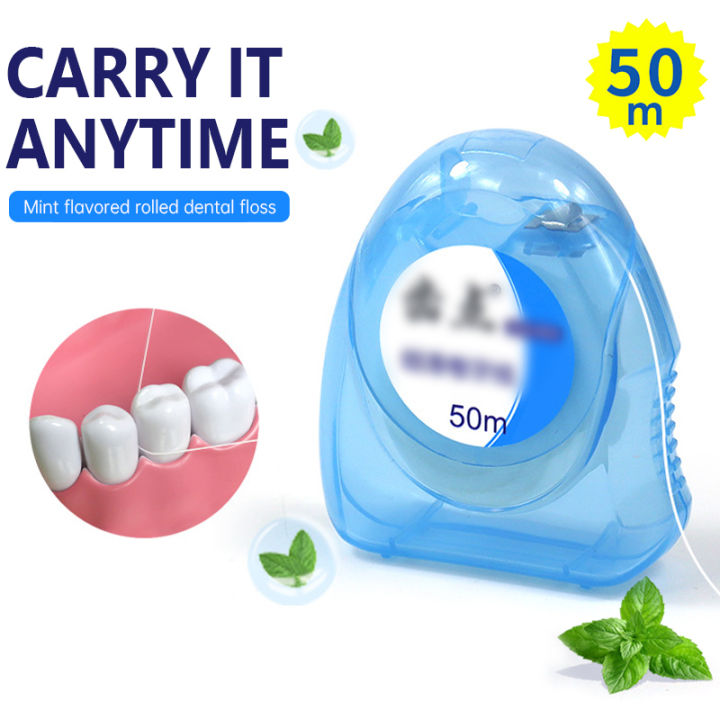 Mint Flavored Dental Floss Portable Ultrafine Dental Floss Smooth