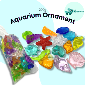Aquarium Tank Decoration Coral Jelly Ornaments Acrylic Shell 200 grams