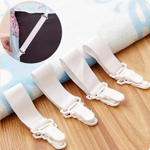 4Pcs Bed Sheet Grippers Nonslip Blanket Mattress Cover Sofa Bed Fasteners Elastic Clip Holders