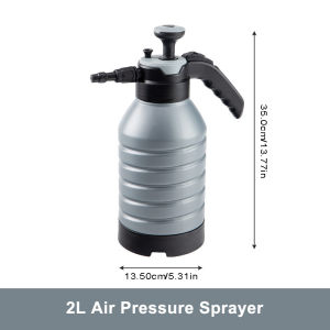 Seemetal 2L Áp Lực Cao Rửa Xe Bọt lọ tưới nước Hướng Dẫn Sử Dụng Không Khí Máy phun dùng khí nén Xe hai công dụng Ấm Đun Nước đầu phun tưới nước