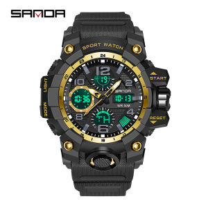 SANDA New G Style Men Digital Watch Shock Military Sports Watches Fashion Waterproof Electronic Wristwatch Men Analog LED Clock