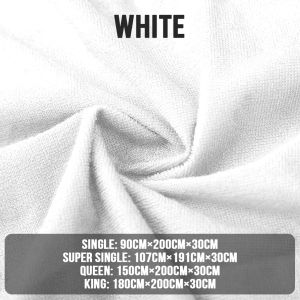 Premium Quality Waterproof Mattress Protector Bed Cover Sheet Small Large Size Fitted Home Bedsheet Topper Water Proof Baby KidSoft & Hypoallergenic