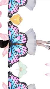 Childrens Butterfly Cape Halloween Printed Little Butterfly Cloak Costume Kids Wings Shawl European and American Street Style