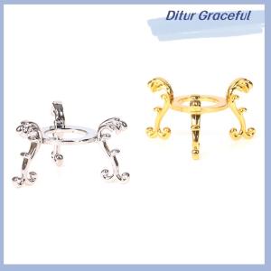 Ditur -plated Display Egg Support Base Ball Stand Holder Ornament