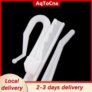 [COD] AqToCna Ship within 24 hours 10Pcs Curtain Hanging Hooks Ring Window White Plastic Curtain Hook For Home Office Curtain Accessories 7cm 8.5cm