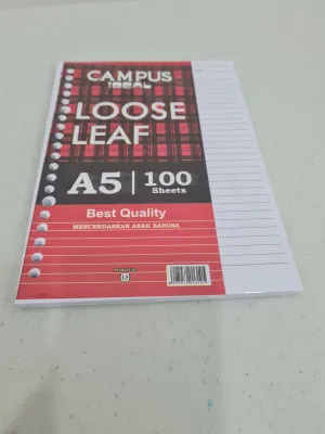 Loose Leaf Murah A5 100 Lembar Garis