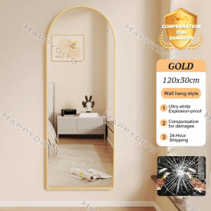 HD High-Quality Full Body Mirror Large with Explosion-Proof Design Premium Metal Frame Floor/Wall Mounted for Living Room Bedroom