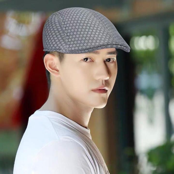 🔥🔥🔥fenglin Summer Breathable Sun Hat Beret Cap Cap Mesh Hollow