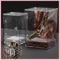 [Soloya]💖[HOT SALE]🎈🎈 Reptile Breeding Box Lizard Kennel Amphibian Terrarium Transparent Acrylic Feeding Cage Ecological Insect Spider Habitat. 