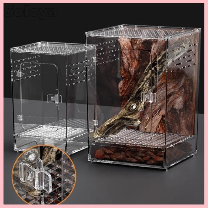 %5BSoloya%5D%F0%9F%92%96%5BHOT%20SALE%5D%F0%9F%8E%88%F0%9F%8E%88%20Reptile%20Breeding%20Box%20Lizard%20Kennel%20Amphibian%20Terrarium%20Transparent%20Acrylic%20Feeding%20Cage%20Ecological%20Insect%20Spider%20Habitat%20-%20Image%205