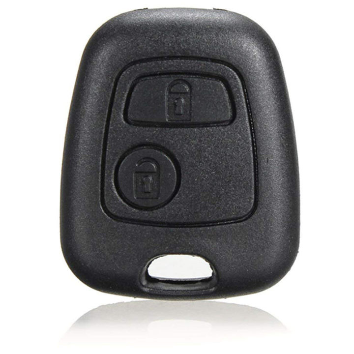 NUOVA CUSTODIA PORTACHIAVI REMOTO 2 PULSANTI PER PEUGEOT 106 107