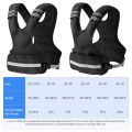Wankeer Adjustable Weighted Vest for Women and Men, 4-10lb/11-20lb/21-30LB Adjustable Weighted Vest with Reflective Strip, Body Weight Vest for Walking, Running, Fitness, Strength Training. 