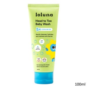 Loluna Baby Wash Head to Toe Sabun Sampo Bayi dengan Ceramide