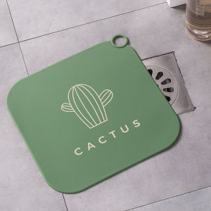 20x20cm Silicone Bathroom Toilet Anti Blocking Floor Drain Cover Anti Hair Deodorant Pad Toilet Floor Anti Odor Drain Deodorizer