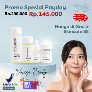 Paket Skincare Glowing Vanesa Beauty Isi 5