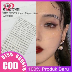 Manik Mutiara Pearl /Manik Kristal Warna Warni Hiasan Make Up / Nail Art Cosplay Jepang