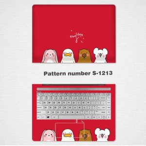 Sticker Kumamon Self Adhesive for Laptop Notebook VINYL 12 13 14 15.6 Inch HP 455 G7 455R EliteBook 850 EliteBook 450 2 Pcs