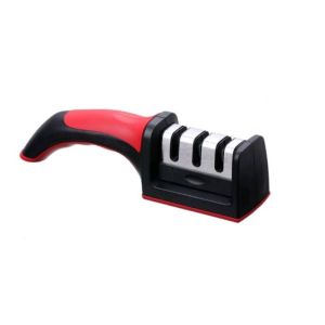 Supersavestore 3-Stages Knife Sharpener Alat Pengasah Pisau Kitchen Easy Polish Knife Stone 磨刀器 Ready Stock