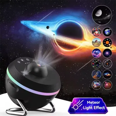 13 in 1 Galaxy Projector LED Starry Sky Galaxy Light Planetarium Night Lights USB Rotating Galaxy Star Projector Birthday Gift For Children