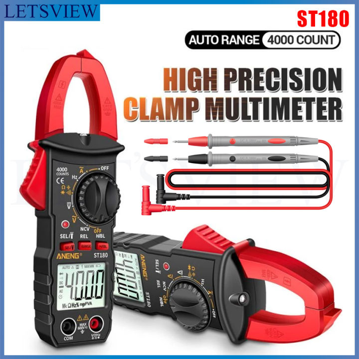 Letsview ST180/VC3266L+/XL830L/DT830D Digital Clamp Multimeter ...