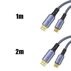 USB C to HDTV Adapter Cable Fast Speed HDTV to USB C Converters 8K@60Hz 4K@120Hz Type C Adapter for Phone Laptop