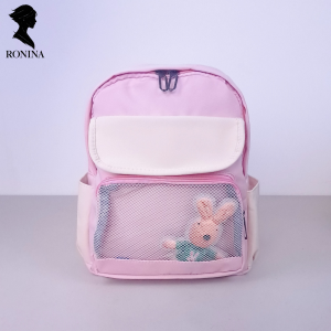 Japanese Style Color-Block Ita Backpack for Teens - Cute Anime Merch School Bag - Lightweight & Durable | V0894(Pink)