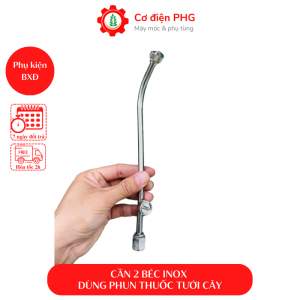 Cần 2 béc inox phun sương dùng cho phun tưới cây tưới lan | Bình xịt điện