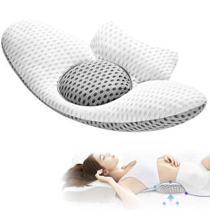 Lumbar Support Sleep Pillow Adjustable Height 3D Waist Support Pillow can be Used for Pregnancy Home Sleep Pillow