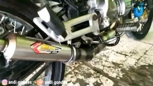 Knalpot Rx King Kolong Cobra Plat Karat Suara Super Garing Kemrincing