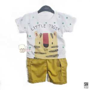 JOVA BAJU BAYI LAKI LAKI SETELAN ANAK COWO LUCU STELAN COWOK 6 12 BULAN KEREN TRENDY KEKINIAN CELANA CARGO NY