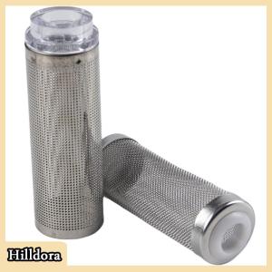 [Hilldora] Stainless Steel Fish Tank Filter Fish Tank Fish Shrimp Mesh Net Filter Metal Pre-Filter Tube Filter Accessory Fish Tank Intake Strainer Pre-Filter Cover for Aquarium Fish Tank