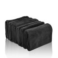 Black Towel Microfiber Fabric 40cmx80cm / 35cmx75cm for Salon Bath Use Hair Dryer Water Absorb Towel S5549. 