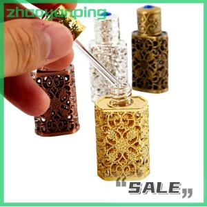 zhaoyanping 3ml Mini Antiqued Perfume Refillable Bottle Arab Style Essential Oils Atomizer