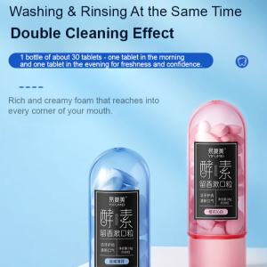 Portable Fragrance Solid Toothpaste Tablets Fresh Breath Tooth Cleaning Tablets Chewing