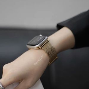 Metal Strap for Apple Watch Ultra Band 49mm 45mm 42mm/38/44/40mm 41mm Stainless Steel Metal Bracelet Watchband for Apple watch 9/8/7/6/SE/5/4/3/2/1 Accessories