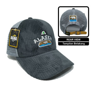 Topi Jaring Corduroy ALASKA Gaya Outdoor