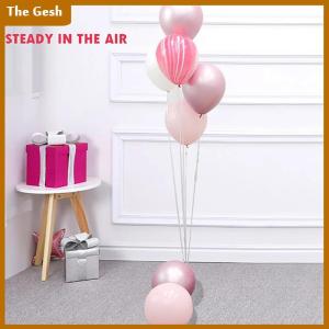 [The Gesh] ลูกโป่งฮีเลียม100มล. พร้อมปั๊มไม่กัดกร่อนมืออาชีพใช้ในบ้านเป็นมิตรกับสิ่งแวดล้อมป้องกันของเหลวช่วยยืดเวลาลอยตัว