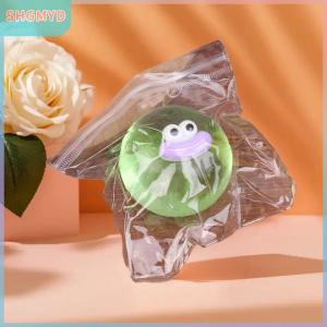 【SHGMYD】 ของเล่นบีบแอปเปิ้ลสีเขียวคลายเครียดระบายความโกรธของเล่นบีบพลาสติก