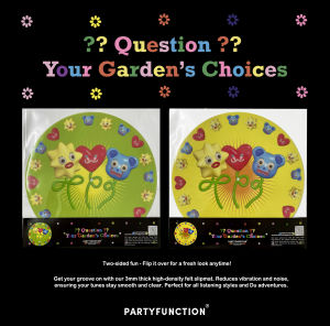 แผ่นรองไวนิล Question Your Gardens Choices Anti-Vibration Vinyl Slip mat