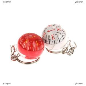 [COD] yixiayun Round Shape Small Mini Survival Compasses For Outdoor Camping Hiking Travel Precision Dial Ball Keychain