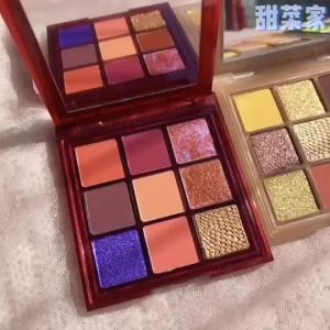 New 9 Colors huda Shadow Palette Matte HUDA BEAUTY 9 colors eyeshadow