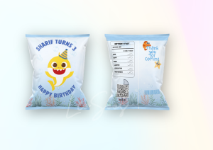 Personalised Chip Bag Birthday Goodie Bag/childrens day/teachers day/corporate gift