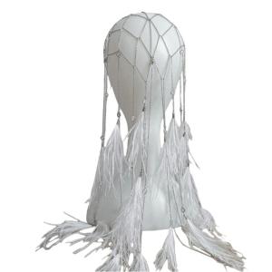 Stylish Feathered Tassels Headband Handcrafted Feathered Headpiece Adornment For Special Occasions And Daily Wear