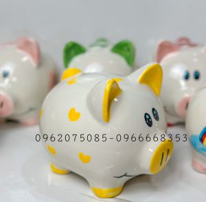 Heo Sứ Tiết Kiệm Dáng Mini Nhiều Hoạ Tiết Gam Màu Xinh Xắn Quà Tặng Cho Bé Gốm Sứ Cao Cấp Bát Tràng