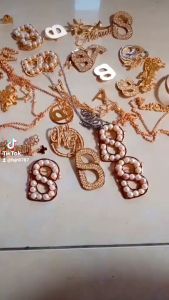 Kalung Nama Lapis Emas Custom Variasi Hello Kitty