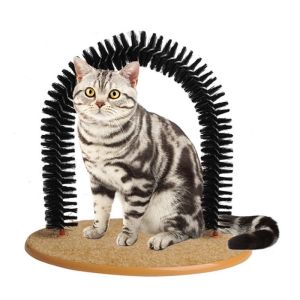 Funny Pet Massage Arch Automatic Brush Cats Toy Anti-skid Scratching Device