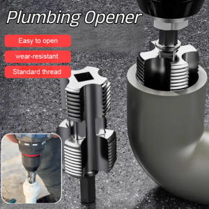 【水管套丝器水管内孔开丝器】Water Pipe Threader Water Pipe Inner Hole Threader Electric Drill ppr Pipe Tapper Die 4/6 Points Internal and External Threader