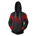 COD Spiderman Hoodie Miles Morales Jacket Zipper Sweatshirts Anime Hoodies Spider-Man Costume OP. 